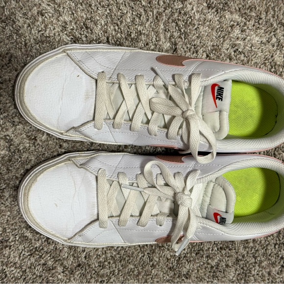 Nike White and Tan Sneakers - Picture 3 of 5